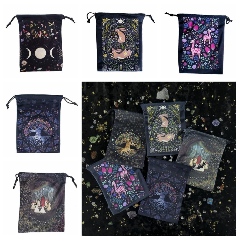 

1 шт., сумка для хранения карт «Созвездие Oracle», аксессуары, мини-настольная игра, посылка на шнурке, ведьма