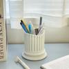 Ins Roman Column Student Pen Holder Vinyl Makeup Brush Pencil Holder Multi-Functional Storage Box Office Desktop Decoration