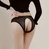 Adjustable Lace Transparent Crotchless Briefs Women Sexy Lingerie Open Crotch Panties Low Waist Exotic Underpants Female Intimat