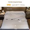 Etravel Anti-Dirt Sleeping Bag Travel Business Trip Bedding Sheet Quilt Cover Pillowcase Set Gray 180*210cm