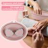 Delikatna Miska do Moczenia Rąk do Manicure Pedicure Antypoślizgowy Silikon Wodoodporny Pielęgnacja Paznokci Nail Art Łatwy w Transporcie