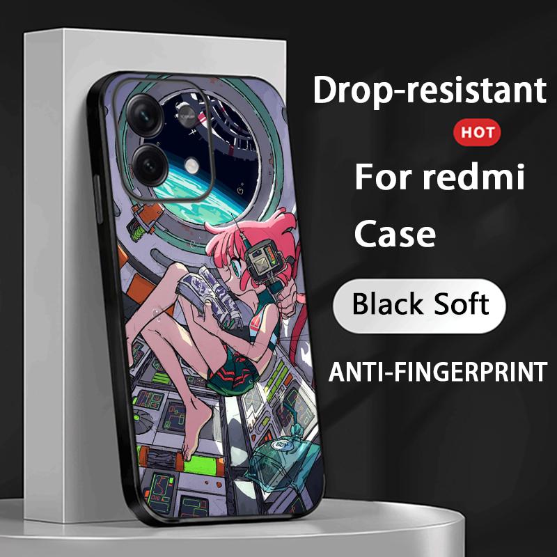 Zutomayo anime singer pattern design Phone Case For Redmi Note 14 13 12 11 Pro Plus S 5G 14C A3 Soft Black Phone Cover