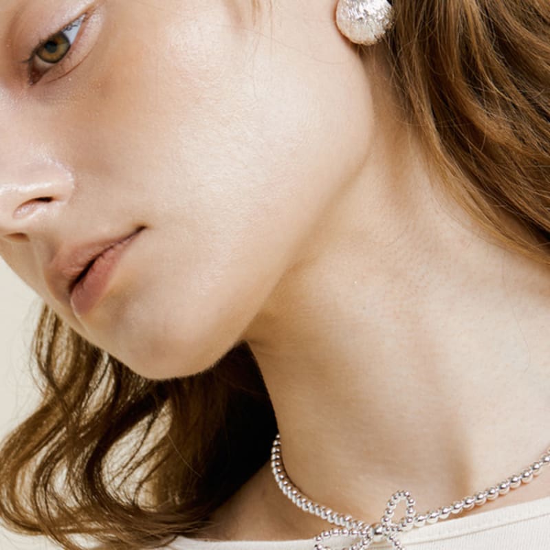 MATIAS Walnut Earring (Silver)