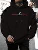 2025 Unisex Casual Versatile Style Fashion Hoodie,  Milan Letter Print - Casual Pullover, Kangaroo Pocket, Stretch Fabric, Machine Washable - Perfect 