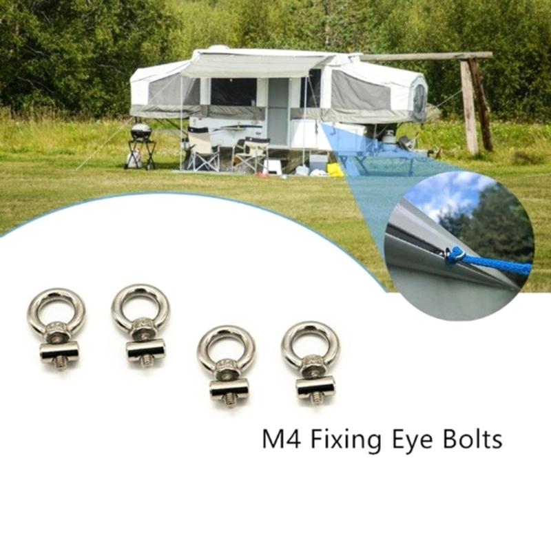 4mm RVs Caravans Awning Rail Stoppers Stops Motorhome Campervan Stainless Steel