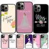 Wedding Bride Soon To Be Coque Shell For iPhone 17 Air 15 16 14 13 12 Pro Max 11 Pro Max Plus Phone Case Cover
