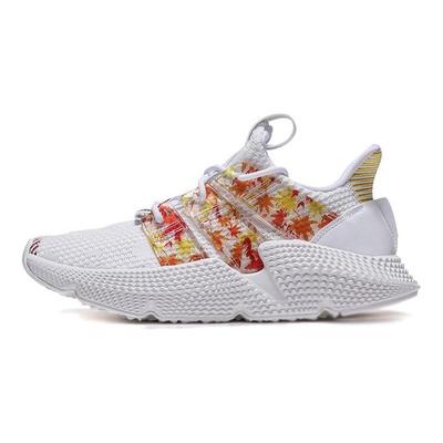 Originals Prophere Kumaş Sentetik Deri Günlük Kaymaz Dayanıklı Alçak Bilekli Yaşam Tarzı Ayakkabıları Kadın spor ayakkabı Beyaz Kırmızı Sarı FV4542