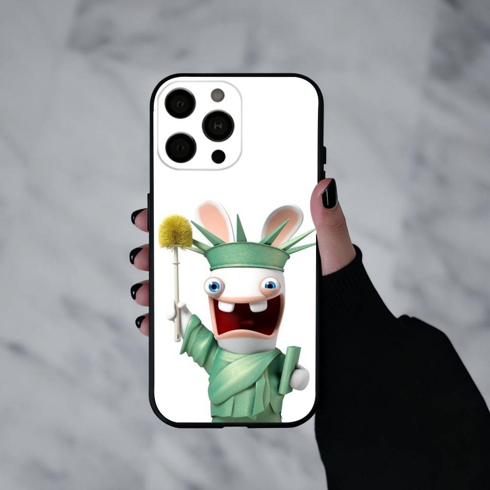 

R-Rayman Raving-G R-Rabbids Phone Case For iPhone 17pro, 16,15,14,13,12,11 X XR Plus,Others Soft Black Cover iPhone16e