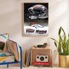 Denver Broncos Logo Personalized Text Diamond Painting Round Diamond Mosaic Rhinestones Diamond Embroidery Craft Kit Wall Decor Without Frame