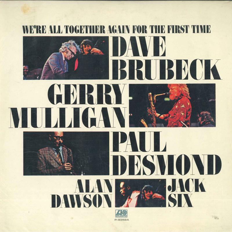 

LP Record DAVE BRUBECK - Were All Together Again For The Fir P8352A ATLANTIC 1973 Japan Obi Jazz Used