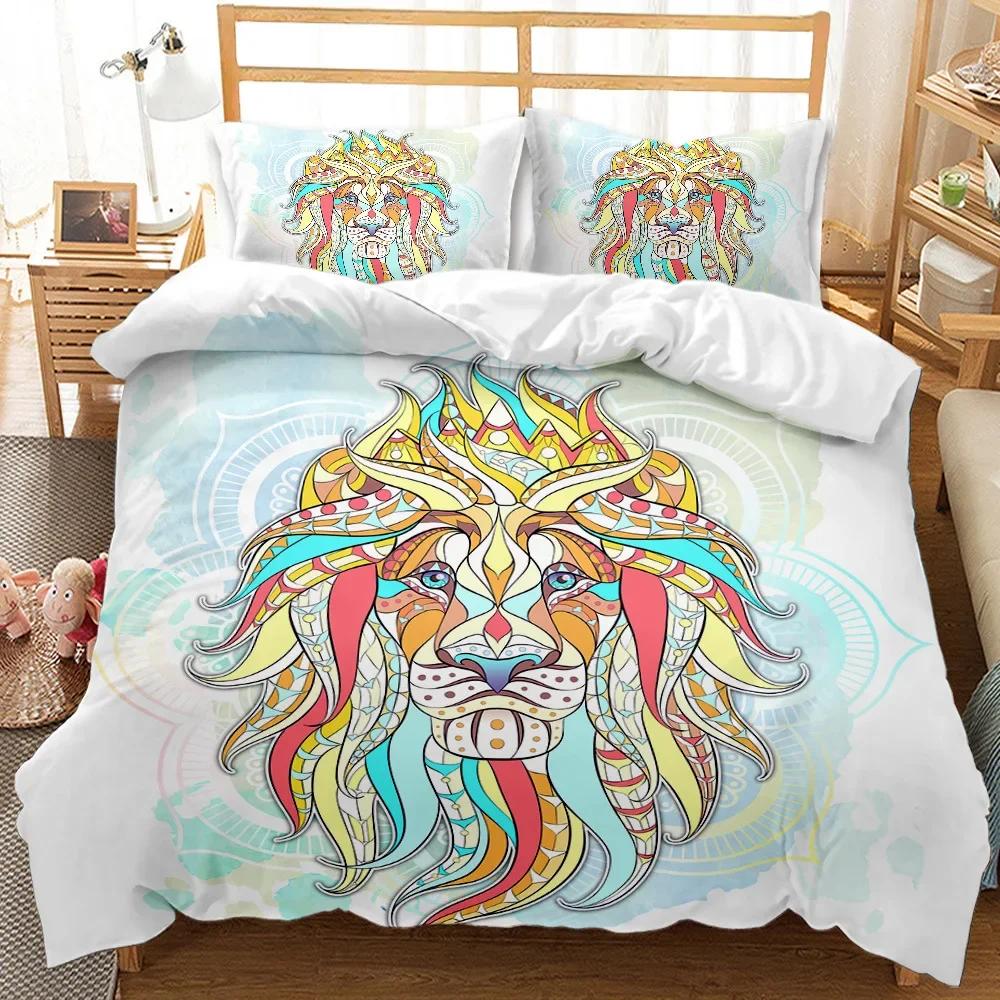 

BEST.WENSD European plus American Style Bohemia Warm Comforter Beding Sets Quen Soft Duvet Cover Set Boho Bedrom Set Beding Super King 135*200cm Eu-Single