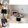 Stylish Modern Handbag For Women 2024 Summer New Solid Color Bow Design