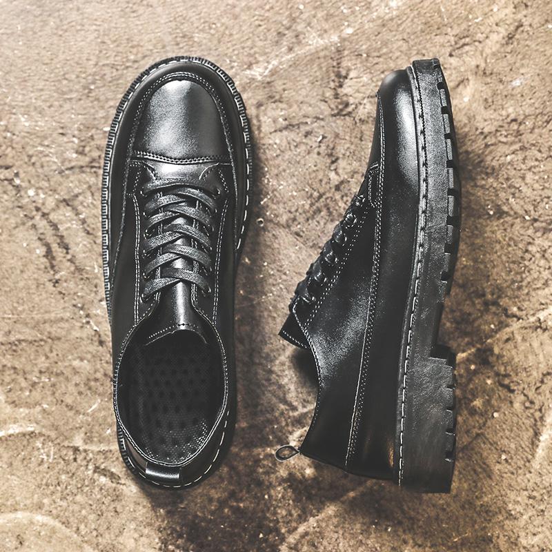 Luxury Brand Genuine Leather Dress Shoes Loafers Men Oxfords Brogue Lace Up Italian Mens Casual Shoes Moccasins Plus Size 39-44