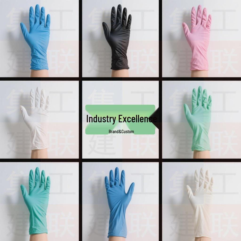 Star Universe Deep Blue E450 Thickened Acid & Alkali Resistant Nitrile Gloves for Catering & Food Processing.