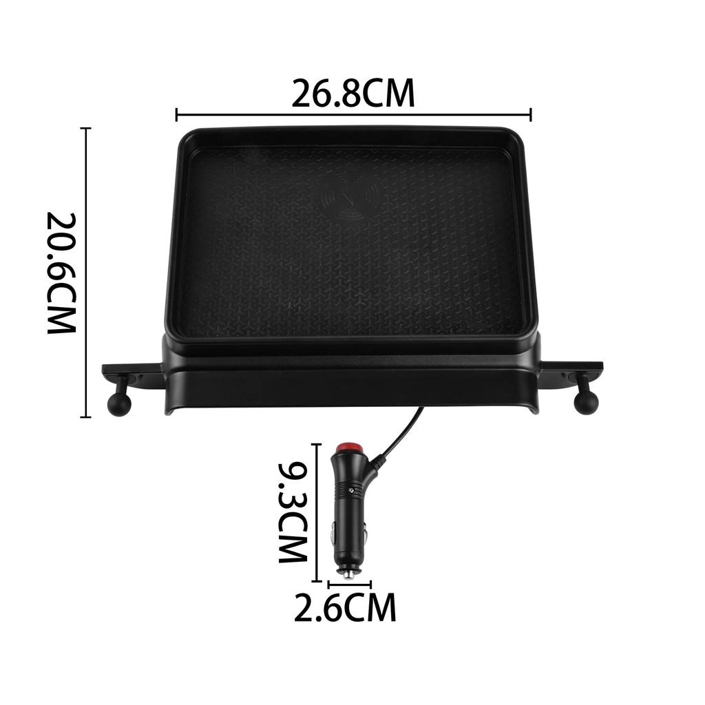 Dla Suzuki Jimny JB64 JB74W -2023 Centralna deska rozdzielcza Pudełko do przechowywania Tacka Paleta Uchwyt na telefon Organizer Akcesoria samochodowe