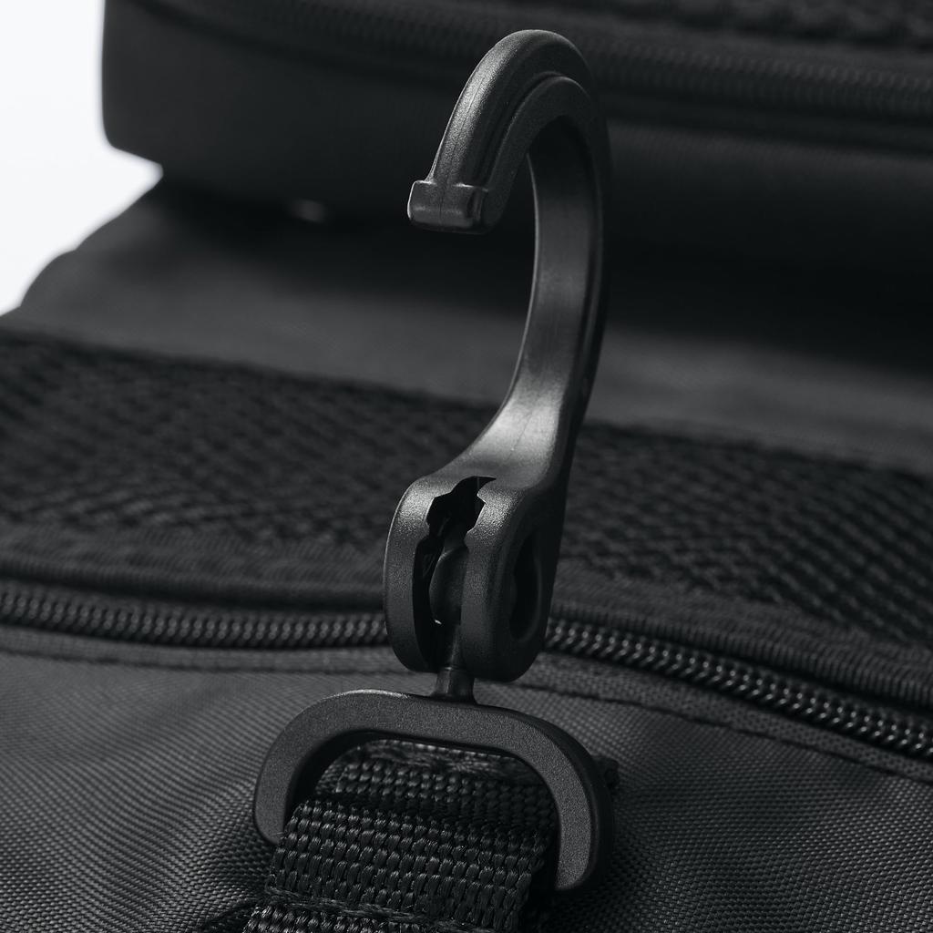 Polyester Hanging Case with Detachable 12 X 18 X OHCA1A2S Pouch, Black, Approx. 4.5 Cm,