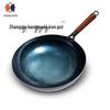Zhangqiu Eisenwok mit Holzgriff - 32cm Vierteiliges Set