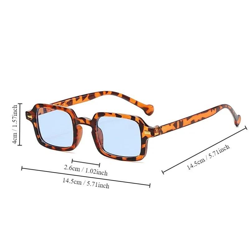 Classic Square Casual Fashion Sunglasses Women Men Vintage Stylish Oval Shaped Minimalist Female Male