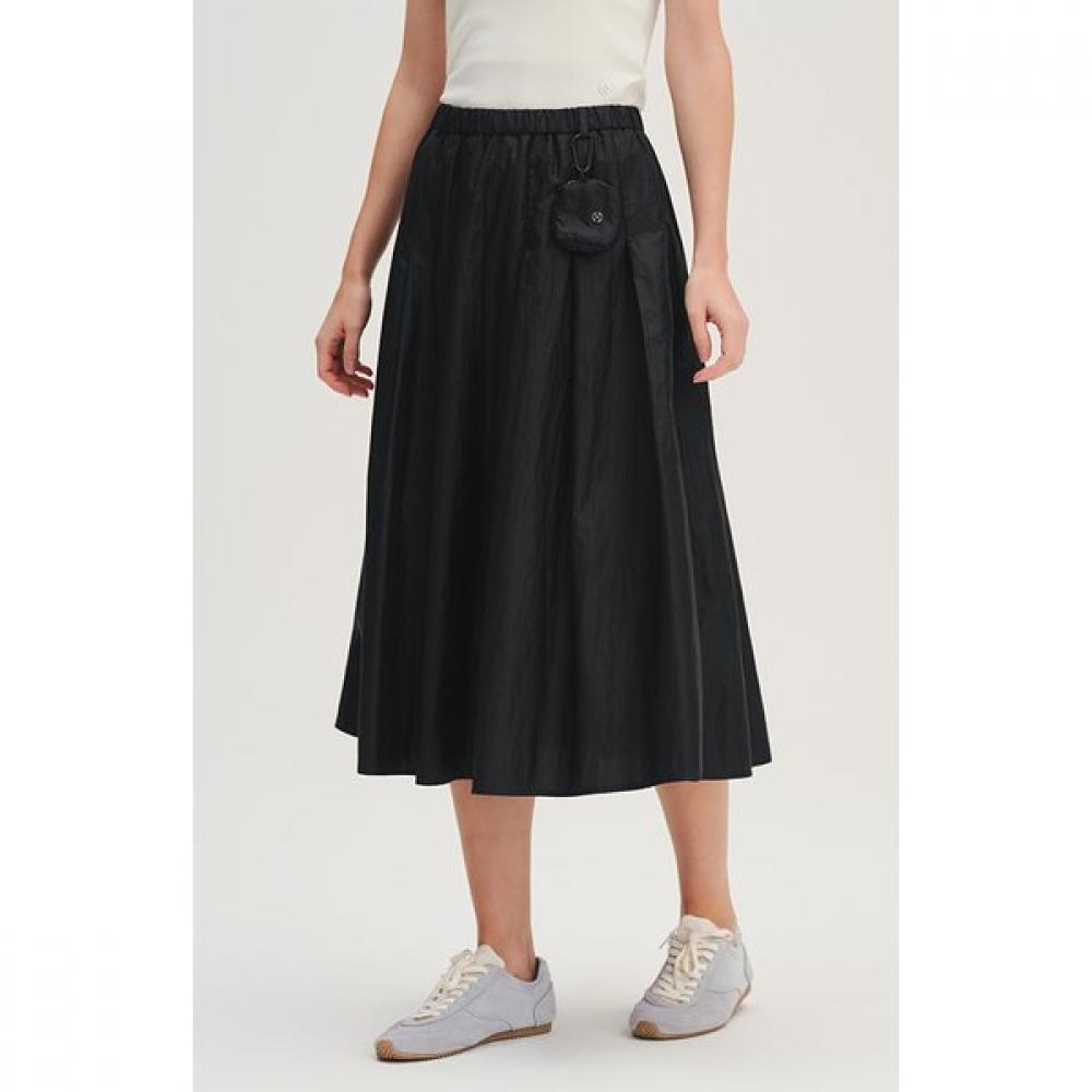 Huit Lightweight Tuck Pleated Maxi Skirt Htwsk6j02t
