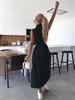 European & American Style Sleeveless Tie-Waist Denim Dress