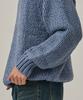 ANALOG MOOD Heavy Warm Round Pullover Knit (Blue)