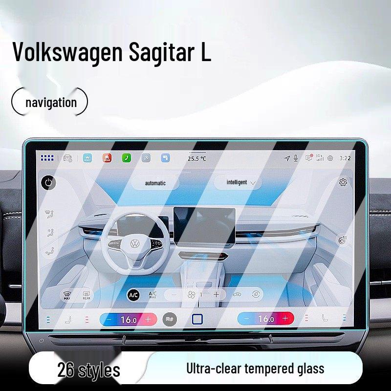 Sagitar L Center Console Navigation Display Screen Protective Tempered Film