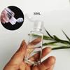 30ML Empty Refillable Bottle Flip Cap Portable Trapezoidal Plastic Bottles Travel Bottle Cosmetic Lotion Squeeze Bottles