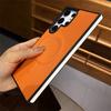 Luxury For Magsafe Magnetic Leather Phone Case for Samsung S25 S23 S22 S24 Ultra Wireless Charging Shockproof Protection Cover