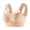 Large size underwear gathers without steel ring bra women's comfortable seamless underwear sports beautiful back integrated underwear