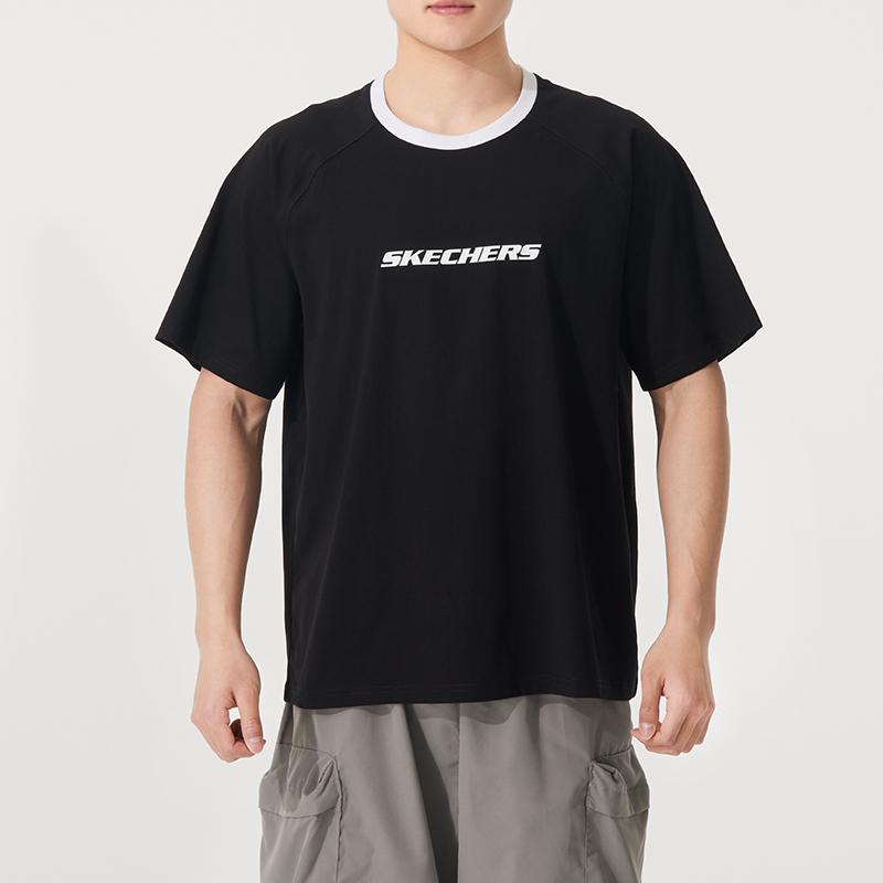 Skechers Sportlife SS25 T Shirt Unisex Black P225U118-03K8-