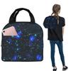 Constellation Star Clusters Galaxies Print Halloween Insulated Lunch Bag for Women Children Food Boxes Thermal Lunch Box Tote