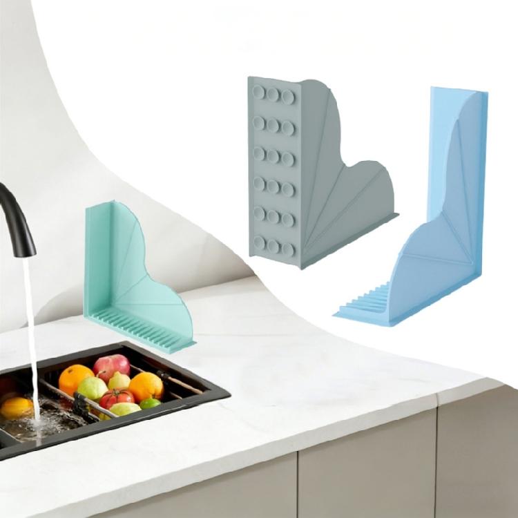 2 Pieces Slip Resistant Shower Water Containment Durable And Flexible For Wet Zone Safety