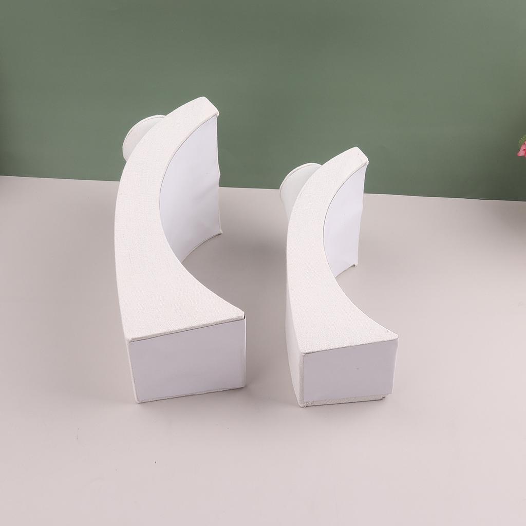 Mannequin Linen Necklace Pendant Chain Jewelry Bust Neck Display Stand Holder