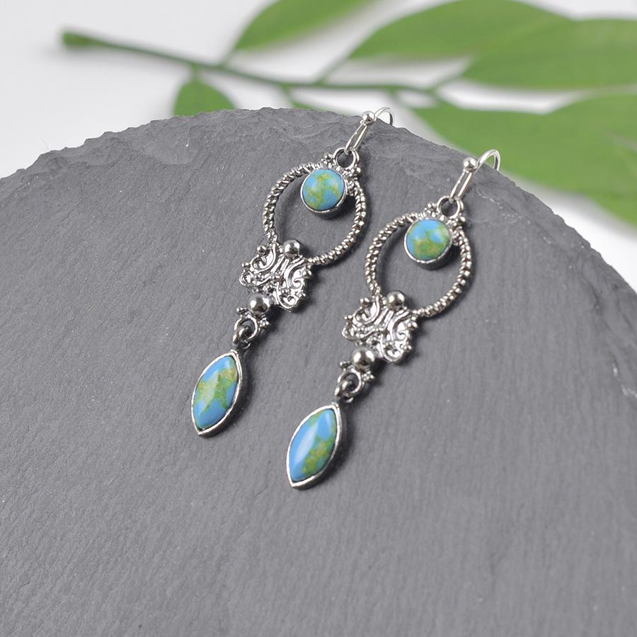 Модные Ретро Геометрические Серьги-Подвески Женские Изысканные Элегантные Серьги