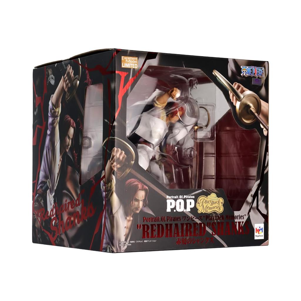 Megahouse One Piece Shanks of the Red Gables Playback Pirate Portrait Collectible Statue - - - Memory,