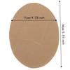 10pcs Oval Shape Elbow Repair Patches Iron-On Fabric Repair Patches  DIY Crafts
