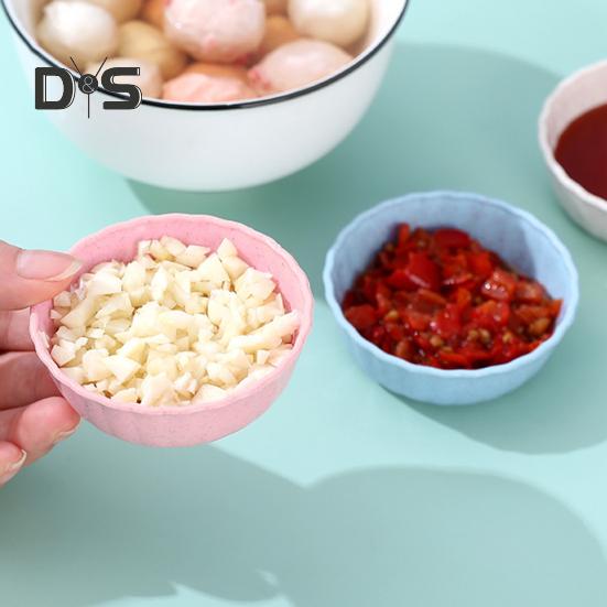 10Pcs Convenient Sauce Dish Stackable Practical Seasoning Plate Snack Serving Plate