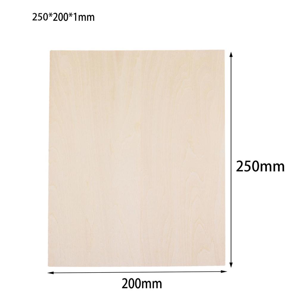 5 штук дерев'яних листів Матеріали для DIY-проектів Ремесло для Корабля Човна Літака