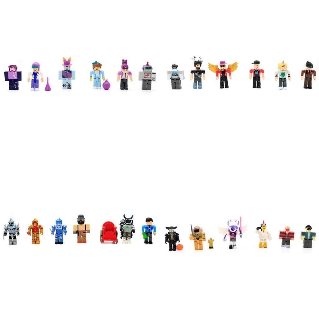 Set Colorato da 24 Pezzi di Action Figure dei Giochi Roblox Ideale per Collezionisti e Bambini