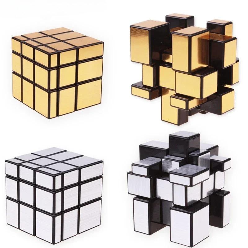 Cubo a Specchio 3x3 Cubo Magico Speed Cubo Puzzle Professionale 2x2 Specchio Giocattoli per Bambini Blocchi a Specchio Cubo 3x3x3