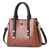 Women Elegant Handlebag Multiple Pockets Larger-Capacity Leather Single Shoulder Bags Work Commute Crossbody Bag With Handle
