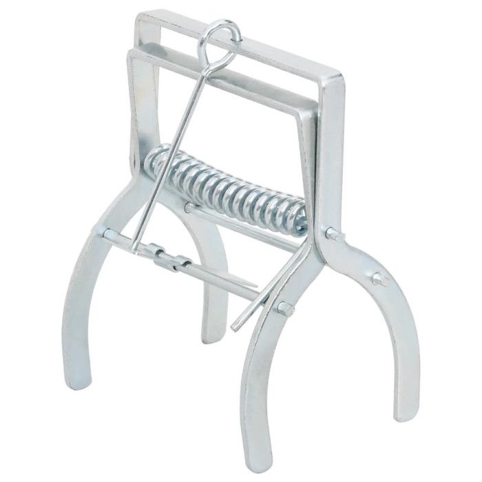 Pièges à taupes 4 pcs Argenté Acier galvanisé