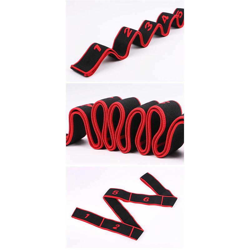 Multi-Functional Yoga Pilates Resistance Bands Loop Fitness Exercise Pull Strap Belt Elastic Latin Dance Stretching Bands
