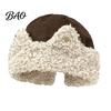 Fuzzy Skull Cap Cat Ear Sherpa Fleece Hat for Women, Windproof Winter Protection Comfortable Hat, Thick Warm Outdoor Cycling Soft Lined