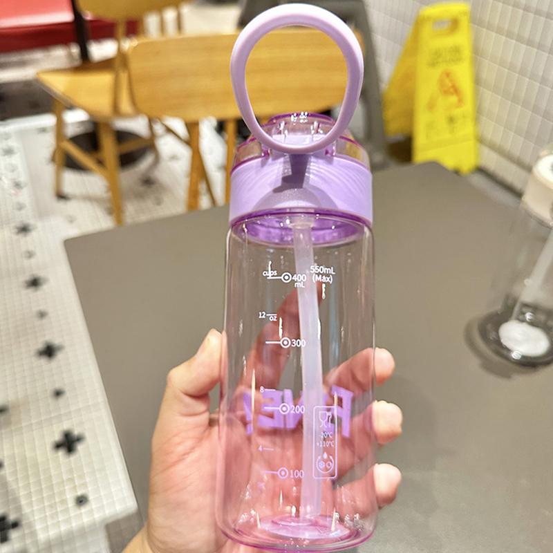 Large Capacity Summer Water Bottle Leak-Proof Portable Drinking Kettle With Sippy Handle Juice Milk Cup Sippy Cup Outdoors