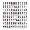 104 Stück Kinolichtbox Ersatzbuchstaben & -zahlen Schilder für A4 Leuchtbuchstabenbox Schild Nachrichtentafel 65,4x35mm