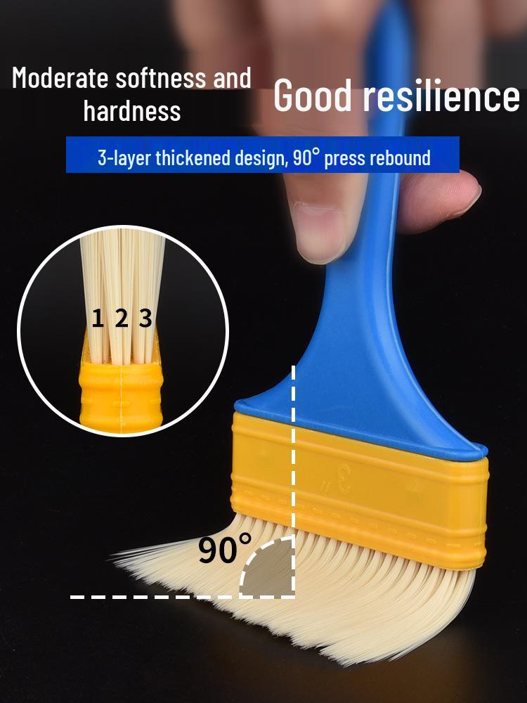 Nylon Bristle Multi-Purpose Brush for Painting, Coating, Glue, Industrial Cleaning, and Dust Removal