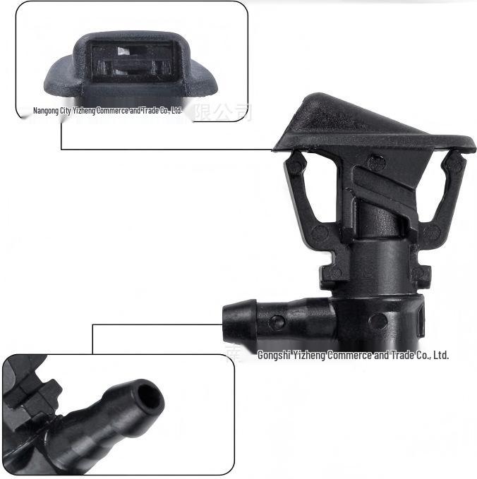 

Compatible with 13-17 JEEP Wrangler Hood Wiper Washer Nozzle (Part No. 68164356AB)