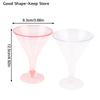 10Pcs Plastic Martini Cups Mini Cups For Transparent Cocktail Dessert Unbreakable Wedding Party Bowl Wine Ice Cream