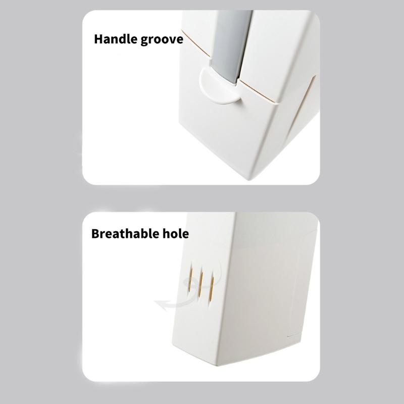 Plastic Garbage Can with Press Type Opening Large Capacity Trash Can Waste Bin Toilet Brush for Daily Disposal Need